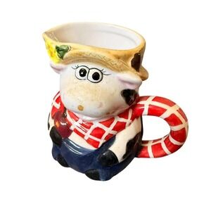 Cow mug or vase #farmhouse